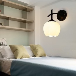 Applique da parete moderna verniciata con protezione degli occhi, E27, 60 W