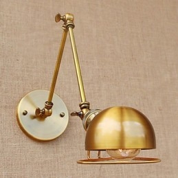 Applique da parete Mini in metallo elettroplaccato, stile moderno contemporaneo country rétro, protezione occhi