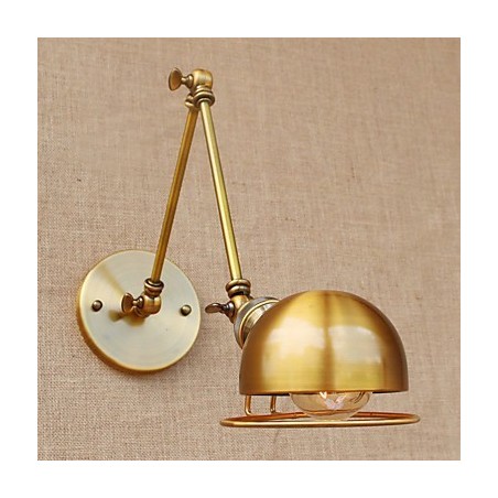 Applique da parete Mini in metallo elettroplaccato, stile moderno contemporaneo country rétro, protezione occhi