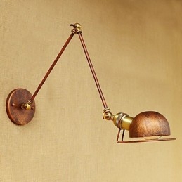 Applique da parete Mini in metallo elettroplaccato, stile moderno contemporaneo country rétro, protezione occhi