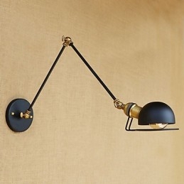 Applique da parete Mini in metallo elettroplaccato, stile moderno contemporaneo country rétro, protezione occhi