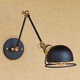 Applique da parete Mini in metallo elettroplaccato, stile moderno contemporaneo country rétro, protezione occhi