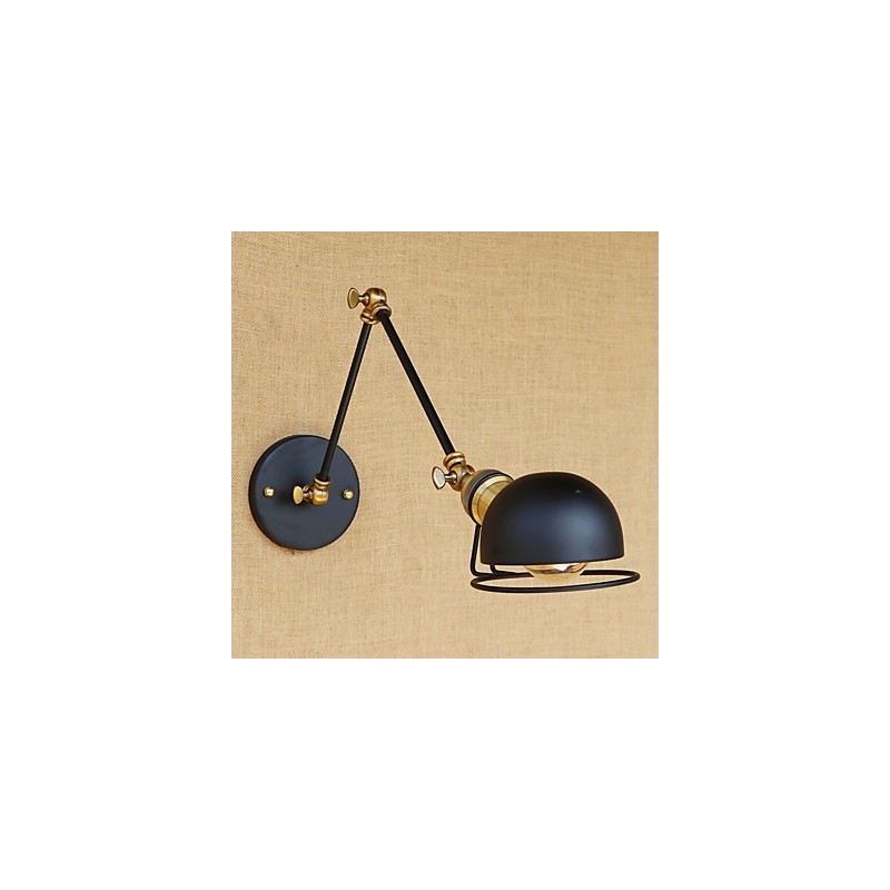 Applique da parete Mini in metallo elettroplaccato, stile moderno contemporaneo country rétro, protezione occhi
