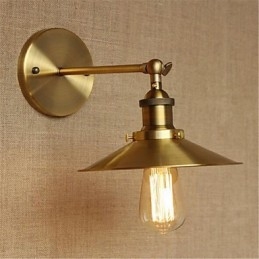 Applique da parete country retrò elettrolitica Mini protezione occhi luce ambientale