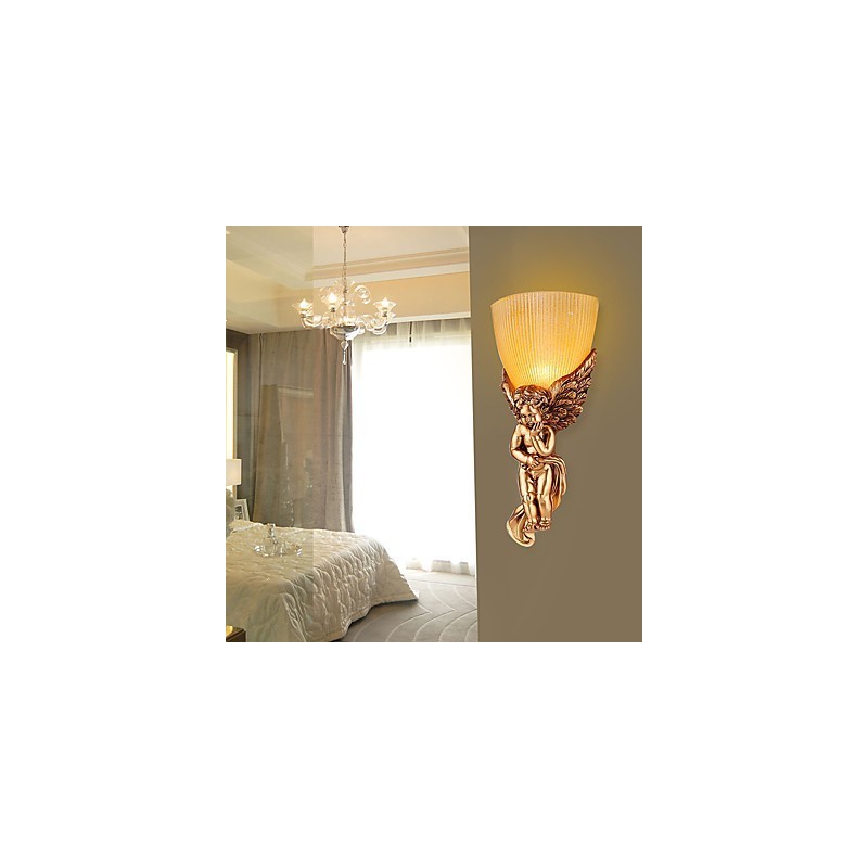 Applique da parete mini dipinta stile rustico/lodge, tradizionale/classico, moderno/contemporaneo