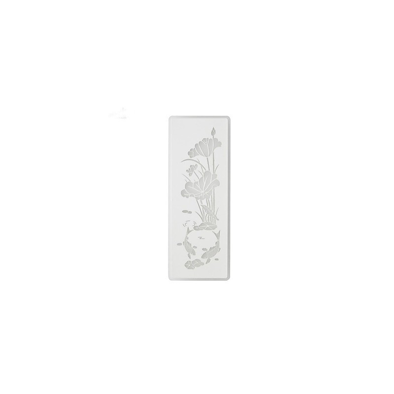 Applique da parete moderna e contemporanea, luce ambientale, LED integrato 22 W, 18 x 3 x 47 cm