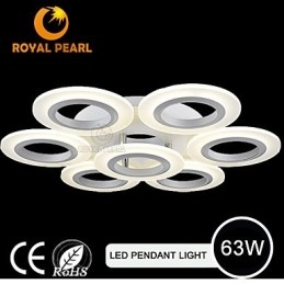 Lampada a sospensione LED 63 W in acrilico