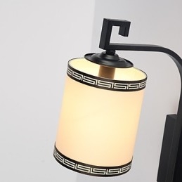 Applique da parete moderna contemporanea country rustica/lodge dipinta, stile mini