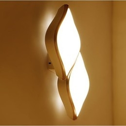 Applique da parete LED integrata moderna contemporanea dipinta luce ambientale 12 W 22x10x43 cm