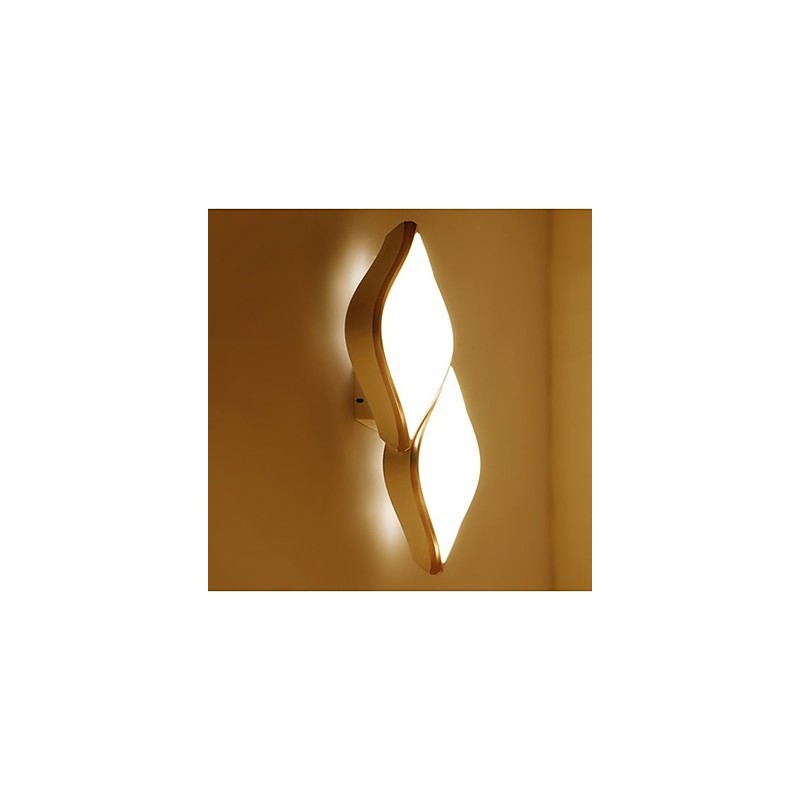 Applique da parete LED integrata moderna contemporanea dipinta luce ambientale 12 W 22x10x43 cm
