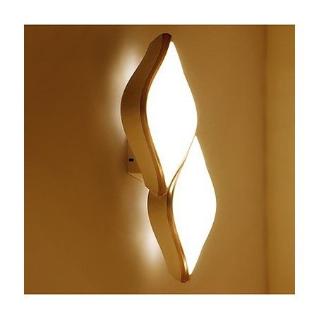 Applique da parete LED integrata moderna contemporanea dipinta luce ambientale 12 W 22x10x43 cm