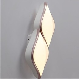 Applique da parete LED integrata moderna contemporanea dipinta luce ambientale 12 W 22x10x43 cm