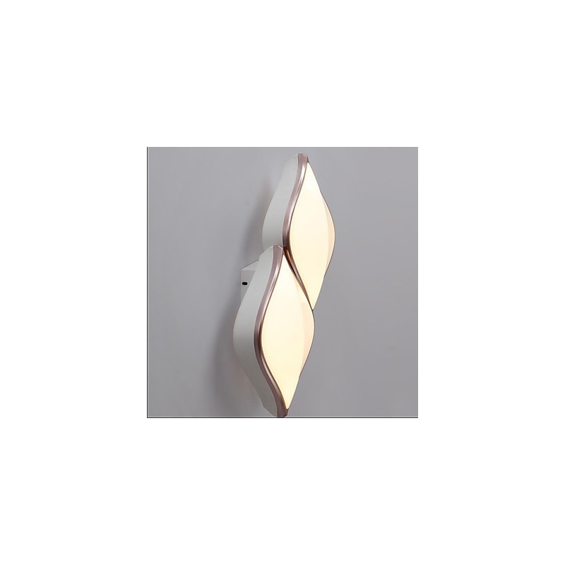 Applique da parete LED integrata moderna contemporanea dipinta luce ambientale 12 W 22x10x43 cm
