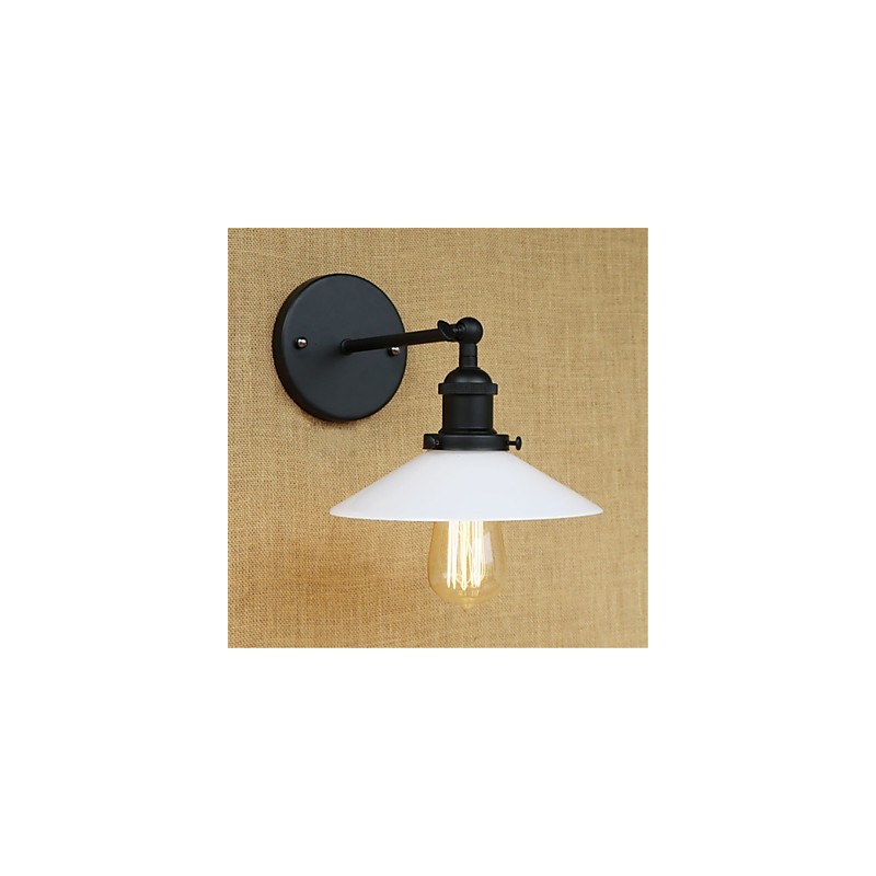 Applique da parete retrò country moderna dipinta con lampadina E26/E27 40 W