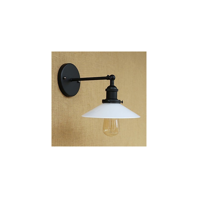 Applique da parete retrò country moderna dipinta con lampadina E26/E27 40 W
