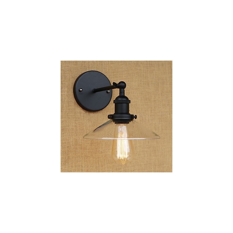 Applique da parete retrò country moderna dipinta con lampadina E26/E27 40 W