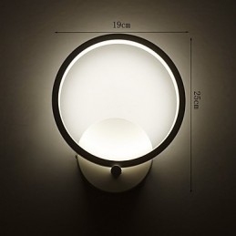 Applique da parete LED integrato moderna contemporanea mini ad arco