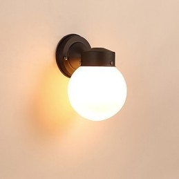 Applique da parete mini moderna contemporanea finitura in ossido nero luce ambientale