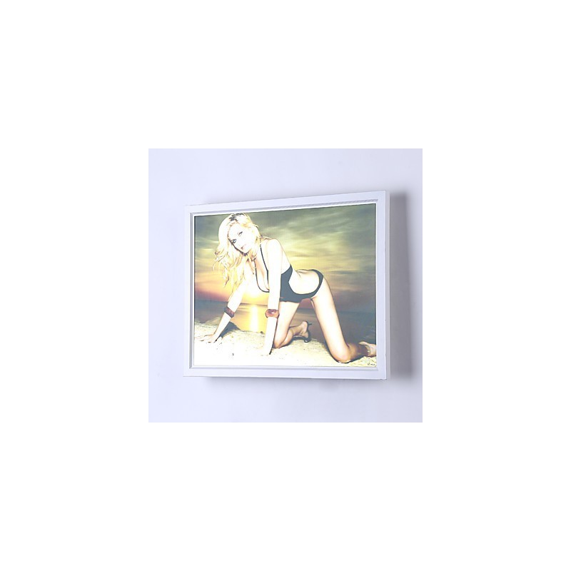 Applique da parete moderna contemporanea dipinta con LED integrato 12 W luce ambientale