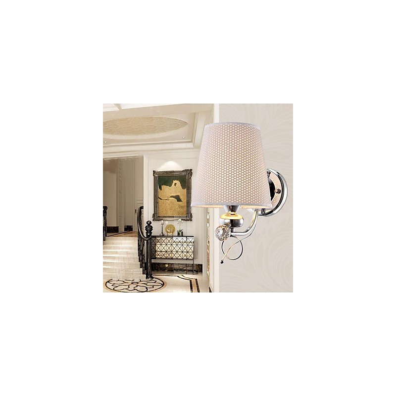 Applique da parete LED moderna contemporanea mini luce ambientale protezione occhi galvanizzata