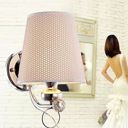 Applique da parete LED moderna contemporanea mini luce ambientale protezione occhi galvanizzata