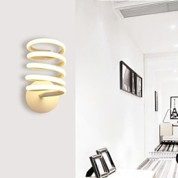 Applique da parete LED in alluminio moderna minimalista 27 W 15x22x22 cm