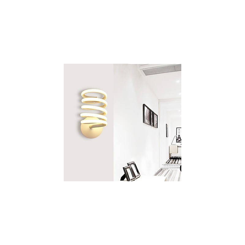 Applique da parete LED in alluminio moderna minimalista 27 W 15x22x22 cm