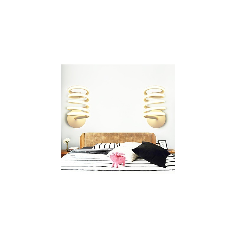 Applique da parete LED in alluminio moderna minimalista 27 W 15x22x22 cm