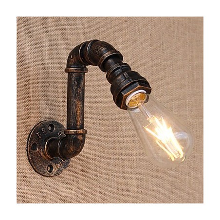 Applique da parete retrò country con braccio oscillante, luce ambientale, mini, E26/E27