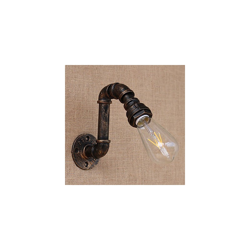Applique da parete retrò country con braccio oscillante, luce ambientale, mini, E26/E27