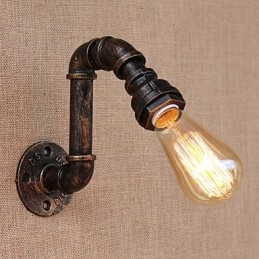 Applique da parete retrò country con braccio oscillante, luce ambientale, mini, E26/E27