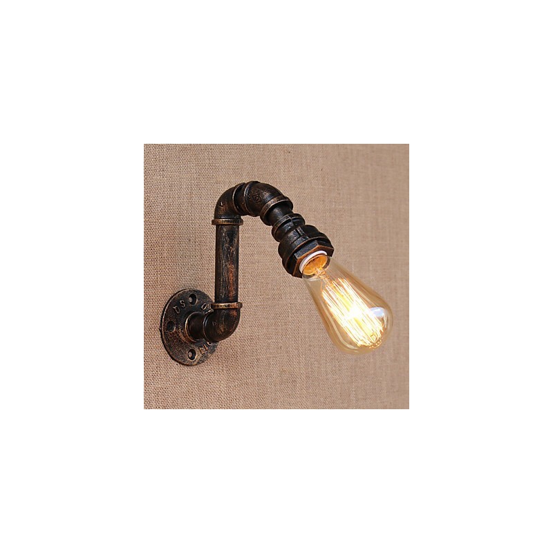 Applique da parete retrò country con braccio oscillante, luce ambientale, mini, E26/E27