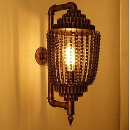 Lampada da soffitto a ingranaggi vintage industriale in ferro nero
