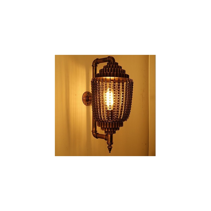 Lampada da soffitto a ingranaggi vintage industriale in ferro nero
