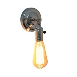 Applique da parete LED in metallo nero E27 4 W 13 x 13 x 20 cm