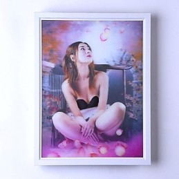 Applique da parete moderna contemporanea con luce ambientale, LED integrato 12 W