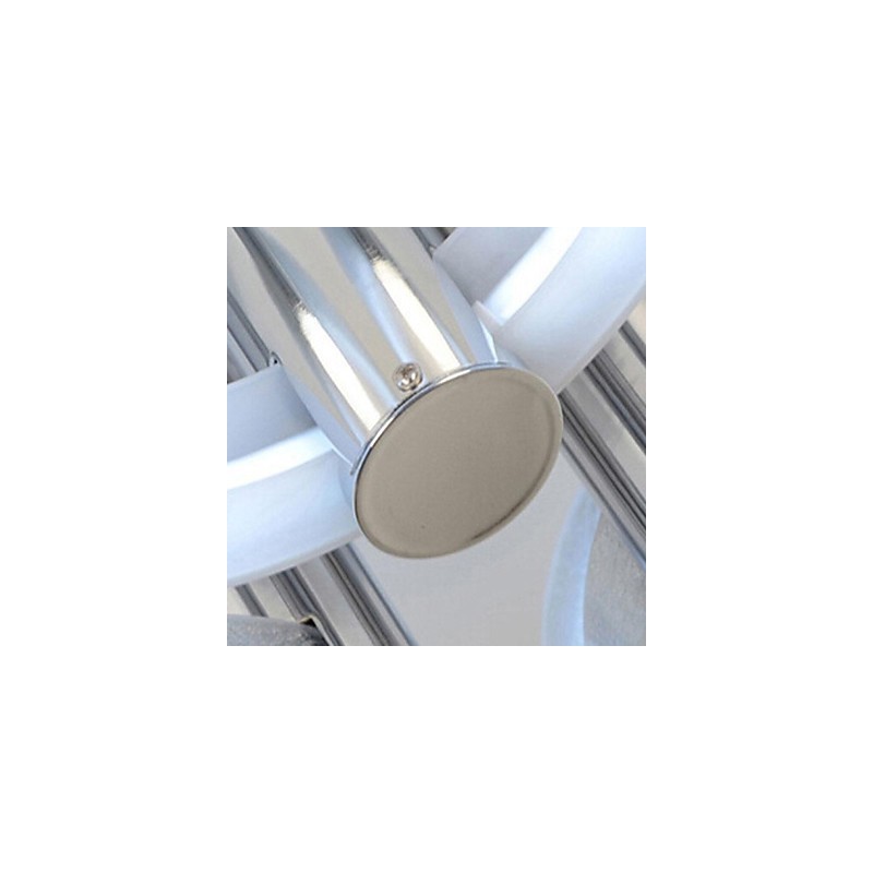 Lampadario moderno argento 3 luci