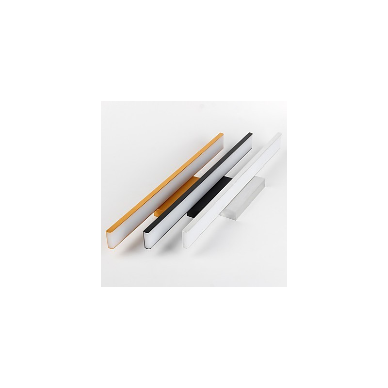 Applique da specchio bagno LED 32 W in alluminio e acrilico, 81 x 8,5 x 5 cm