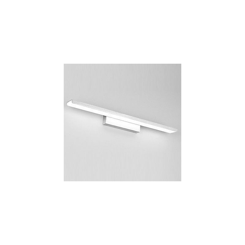 Applique da specchio bagno LED 32 W in alluminio e acrilico, 81 x 8,5 x 5 cm