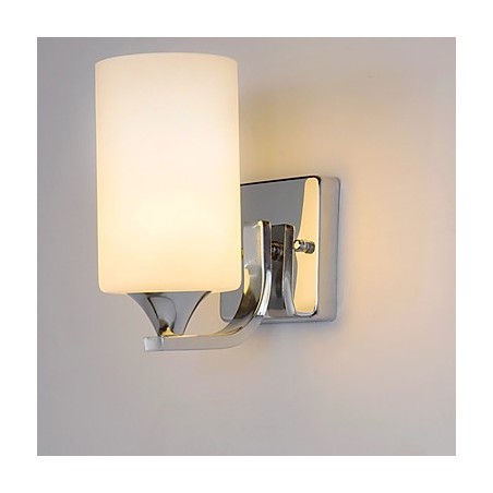 Applique da parete moderna in metallo e vetro, montaggio a filo e a soffitto