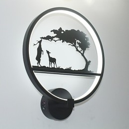 Applique da parete moderna in alluminio con LED integrato 19 W, 30 x 9 cm