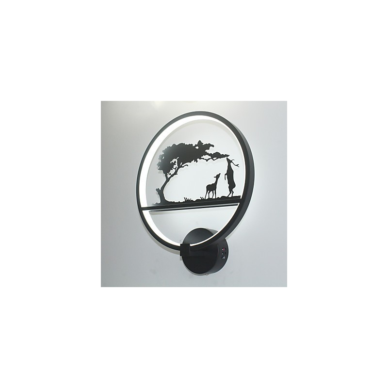 Applique da parete moderna in alluminio con LED integrato 19 W, 30 x 9 cm