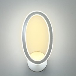 Applique da parete LED in alluminio per interni 24 W
