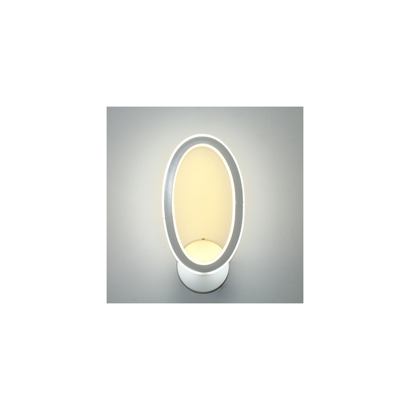 Applique da parete LED in alluminio per interni 24 W
