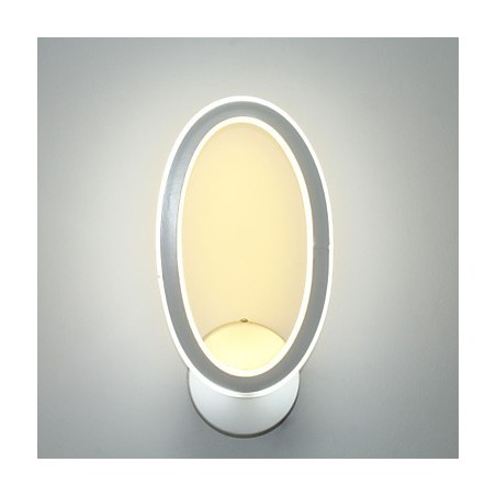 Applique da parete LED in alluminio per interni 24 W