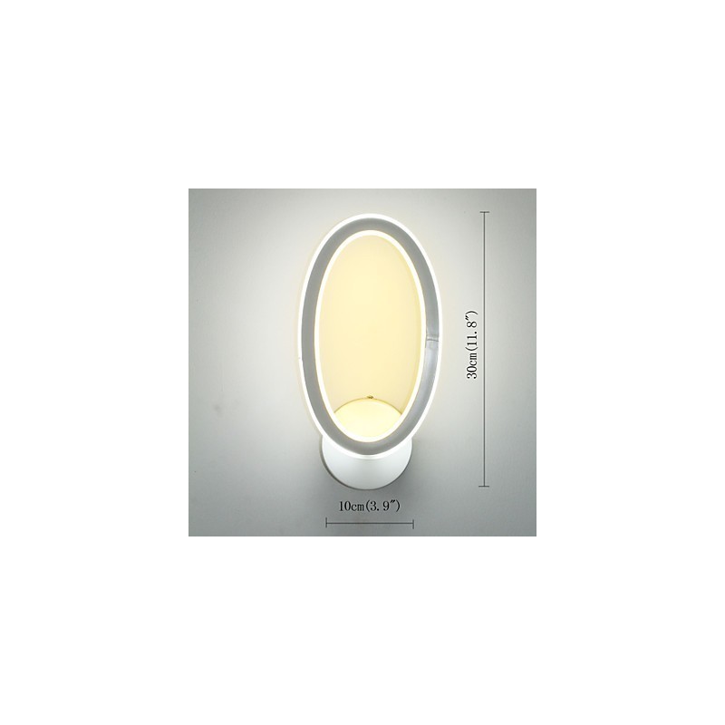 Applique da parete LED in alluminio per interni 24 W