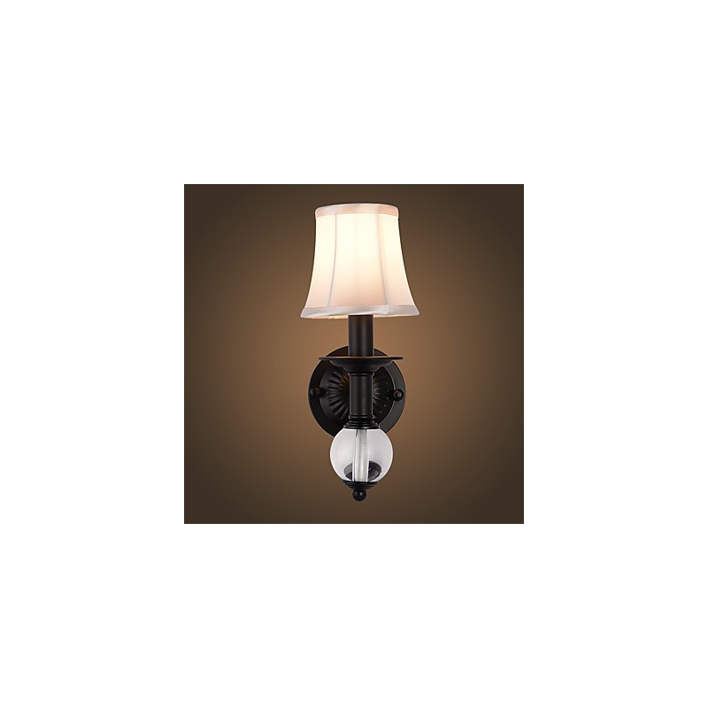 Applique da parete rustica vintage dipinta, luce ambientale, 14×20×34 cm