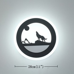 Applique da parete LED integrata minimalista moderna per camera da letto e scale 28 cm