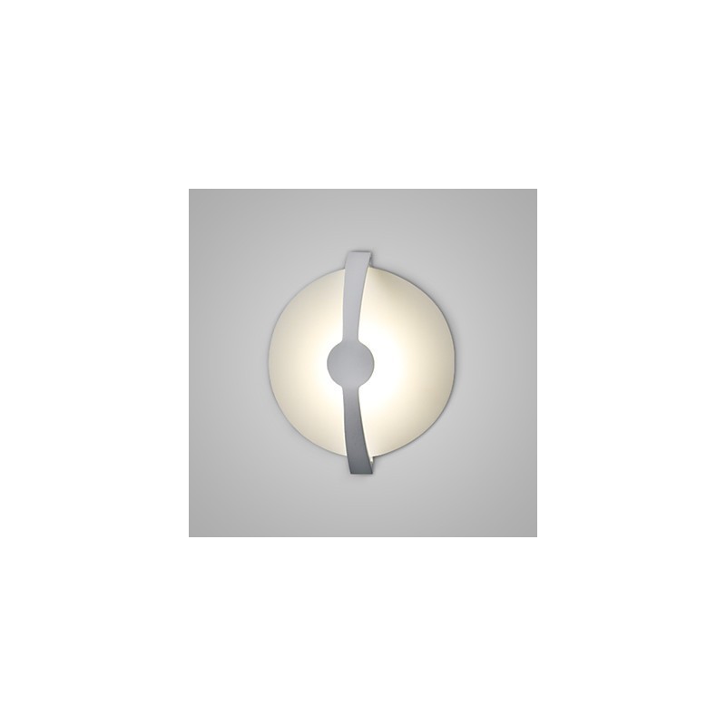 Applique da parete in ferro battuto Lodge rustica dipinta LED integrato 5 W