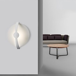 Applique da parete in ferro battuto Lodge rustica dipinta LED integrato 5 W